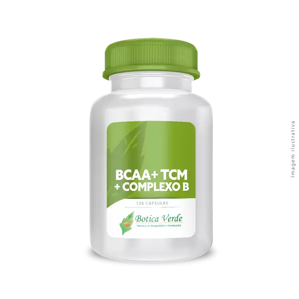 BCAA + TCM + Complexo B 90 Cápsulas