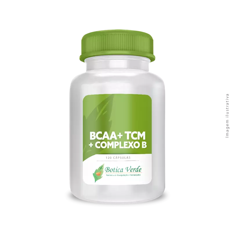 BCAA + TCM + Complexo B 90 Cápsulas