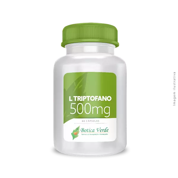 L-Triptofano 500mg 60 Cápsulas