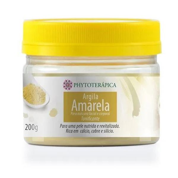 Argila Amarela Tonificante Phytoterápica - 200g