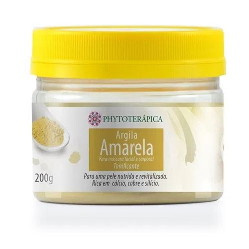 Argila Amarela Tonificante Phytoterápica - 200g