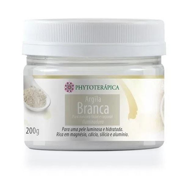 Argila Branca Iluminadora Phytoterápica - 200g