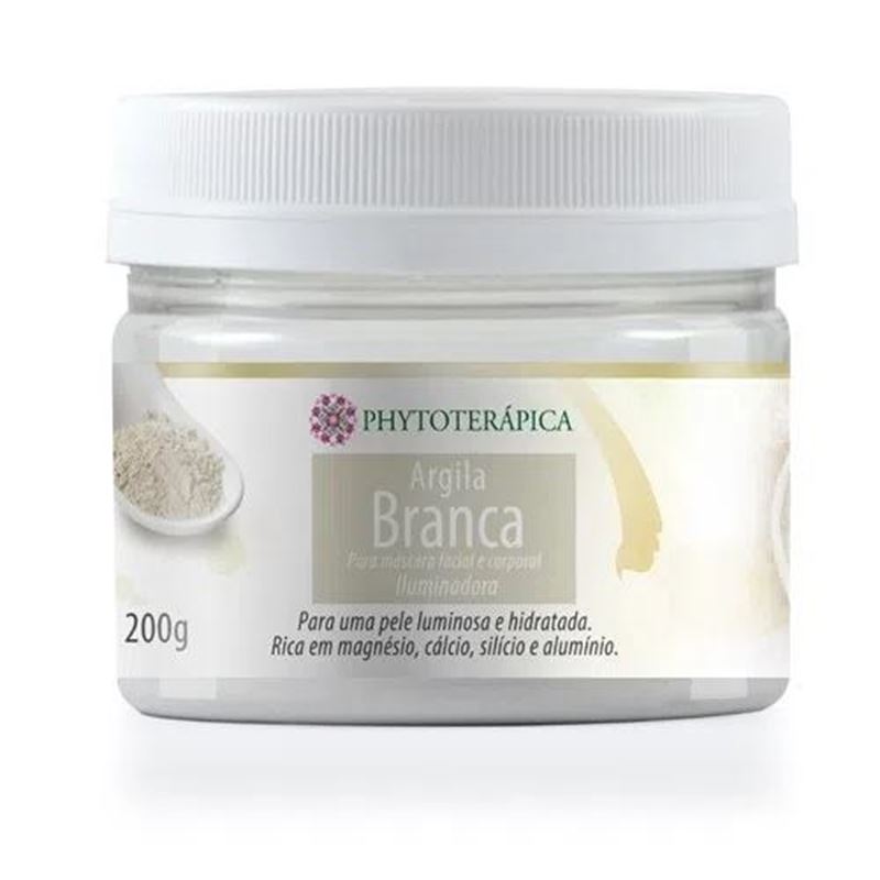 Argila Branca Iluminadora Phytoterápica - 200g