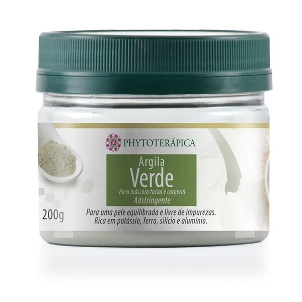 Argila verde Adstringente Phytoterápica - 200g