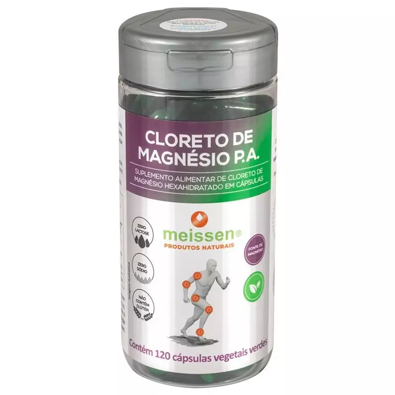 Cloreto de Magnésio com 120 cáps