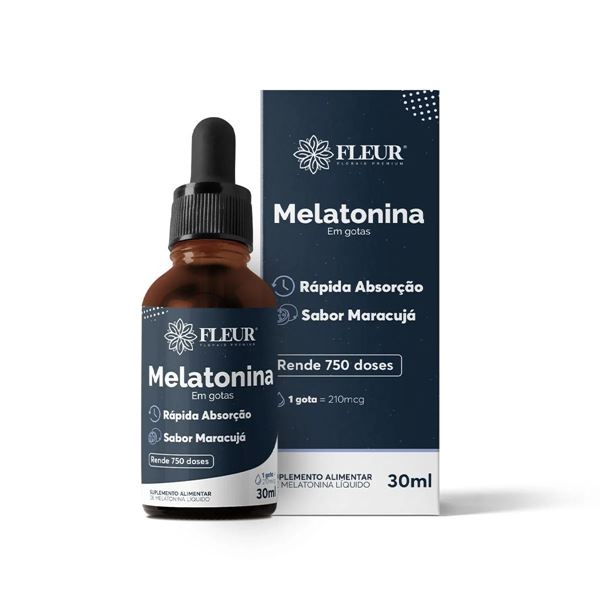 Melatonina em Gotas sabor maracujá - 30ml