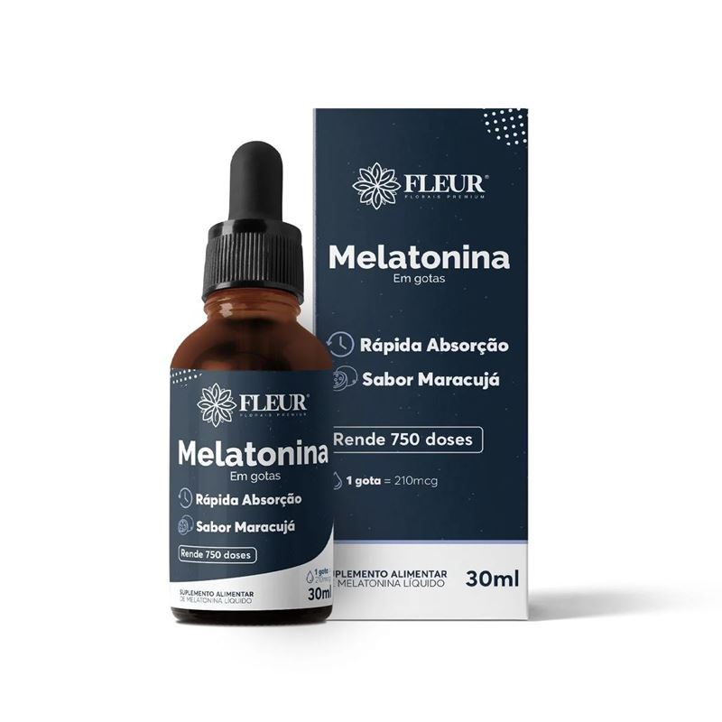 Melatonina em Gotas sabor maracujá - 30ml