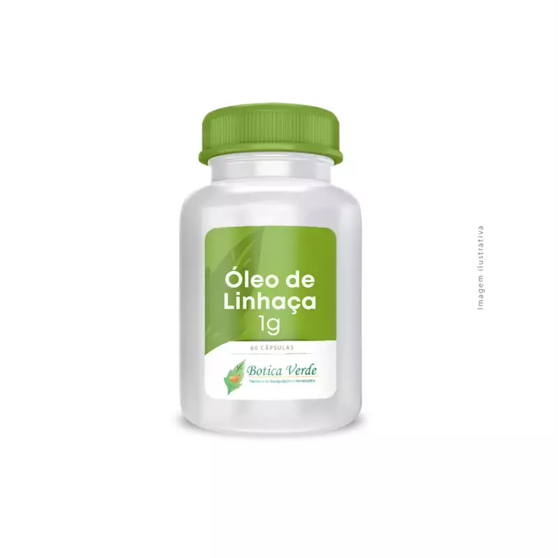 Óleo de Linhaça 1g - 60 cápsulas
