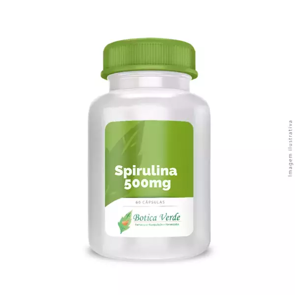 Spirulina 500mg 50 Cápsulas