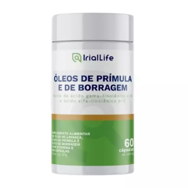 Óleo de Prímula e Borragem - 60 cápsulas