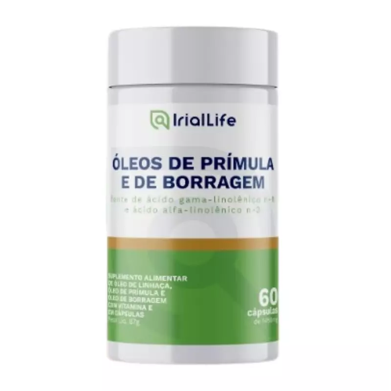 Óleo de Prímula e Borragem - 60 cápsulas