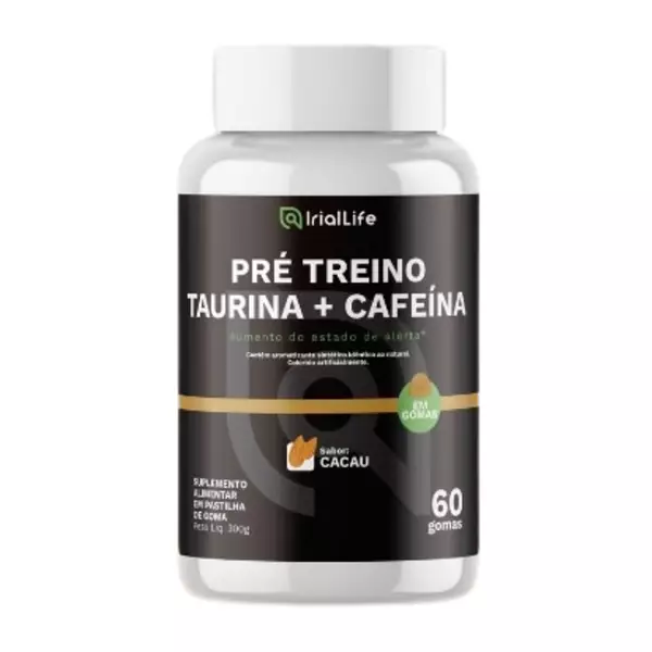 Pré Treino - Taurina + Cafeína - 60 Gomas