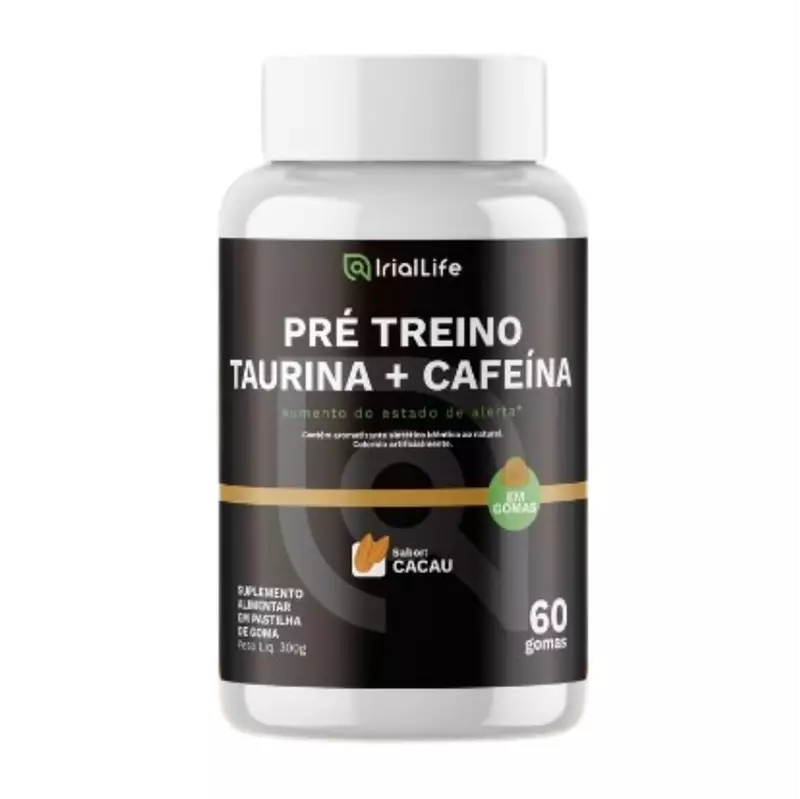 Pré Treino - Taurina + Cafeína - 60 Gomas