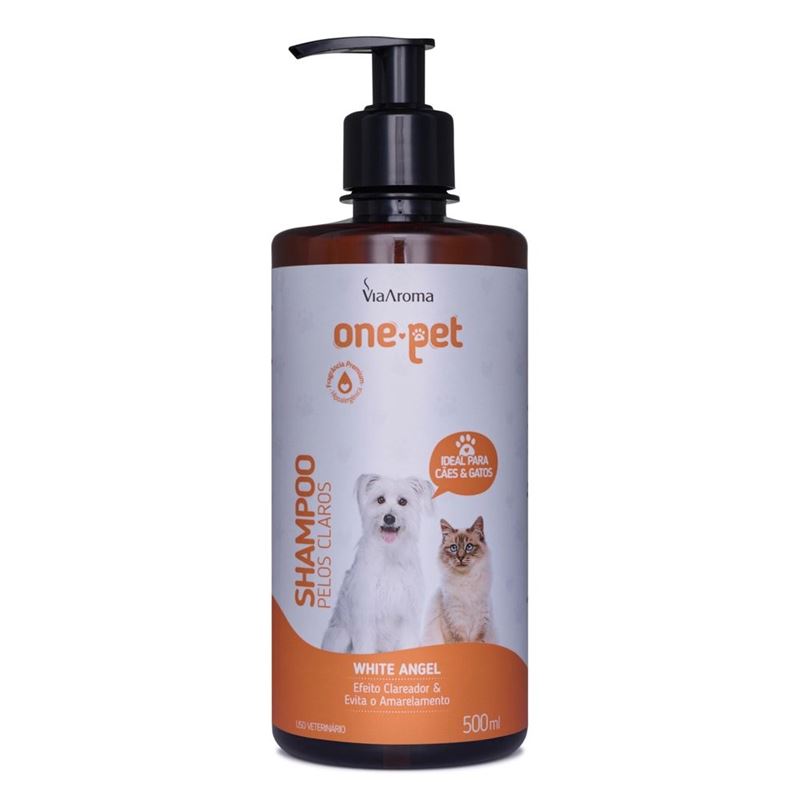 Shampoo One Pet Pelos Claros Via Aroma  500 ml