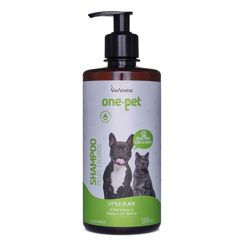 Shampoo One Pet Pelos Escuros Via Aroma  500 ml